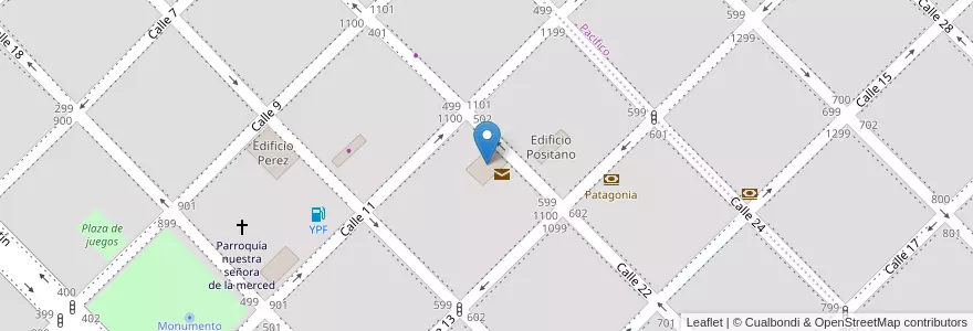Mapa de ubicacion de Edificio Centenario en Argentina, La Pampa, Departamento Maracó, Municipio de General Pico, General Pico.