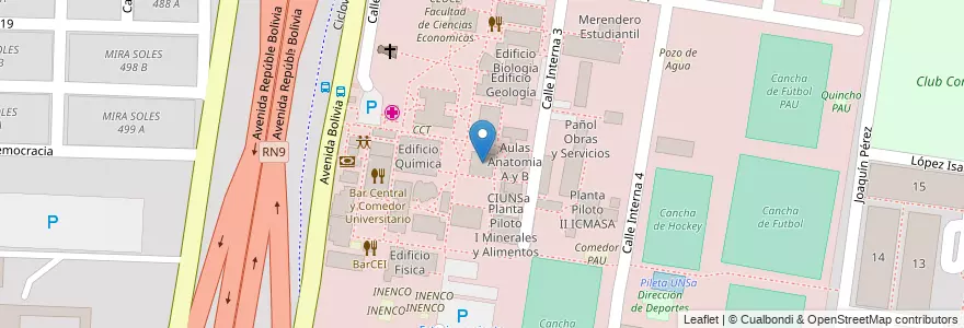 Mapa de ubicacion de Edificio Multifuncional en Argentina, Salta, Rosario de Lerma, Salta.