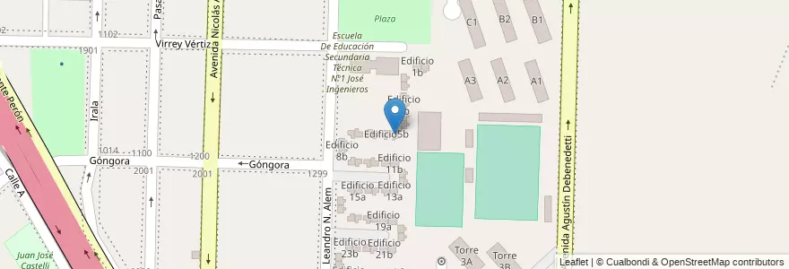 Mapa de ubicacion de Edificio5a en Argentina, Provincia di Buenos Aires, Partido de Avellaneda, Dock Sud.