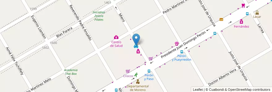 Mapa de ubicacion de Elvis en Argentina, Buenos Aires, Partido de Moreno, Moreno.