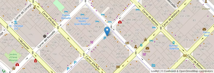 Mapa de ubicacion de Gresca en Espanya, Catalunya, Barcelona, Barcelonès, Barcelona.