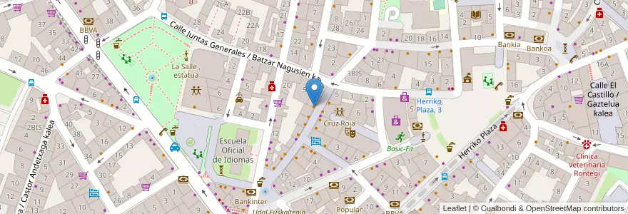 Mapa de ubicacion de Lambda en Espanya, Comunitat autònoma del País Basc, Biscaia, Barakaldo.