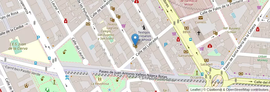 Mapa de ubicacion de PlotPoint en إسبانيا, منطقة مدريد, منطقة مدريد, مدريد.
