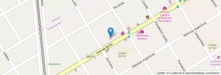 Mapa de ubicacion de Sofia en Argentina, Mendoza, Departamento Capital, Ciudad de Mendoza.