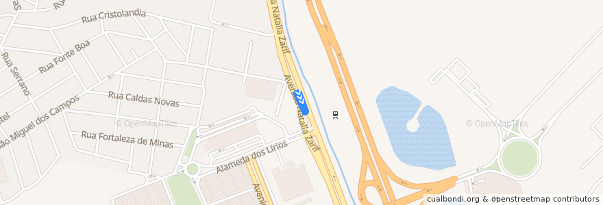 Mapa del recorrido Guarulhos (Terminal Metropolitano Taboão)- São Paulo (Metrô Tucuruvi) de la línea  en Guarulhos.