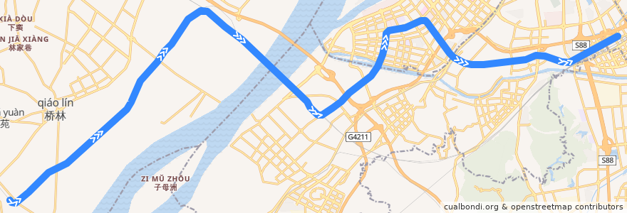 Mapa del recorrido 南京地铁S3号线 de la línea  en Nankin.