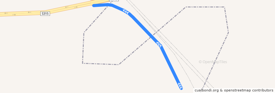 Mapa del recorrido 合肥地铁2号线 de la línea  en هفئی.