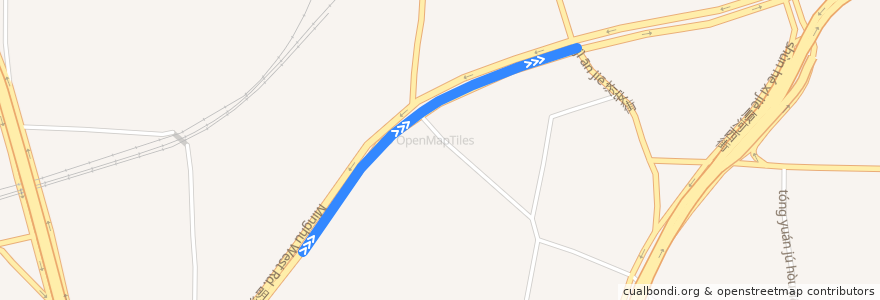 Mapa del recorrido H13明湖西路茂新街—>舜华南路经十路（停运） de la línea  en 济南市.